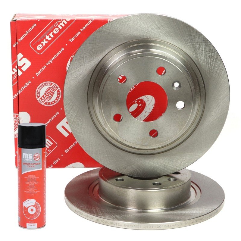 Brake Disc + Cleaner MASTER-SPORT 24011201891-SET-MSP OE Ref 13502137 MASTER SPORT