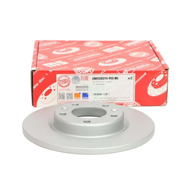 Brake Disc Set MASTER-SPORT 24011202111PR-PCS-MS OE Ref 1609582880 MASTER SPORT