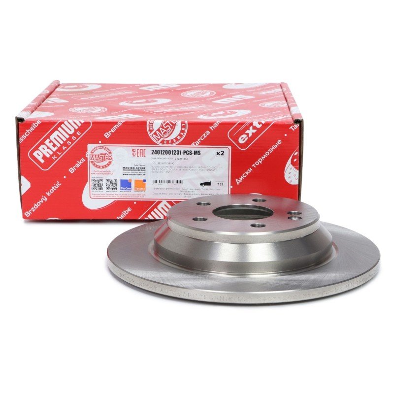 Brake Disc Set MASTER-SPORT 24012001231-PCS-MS OE Ref 6N0615301G MASTER SPORT