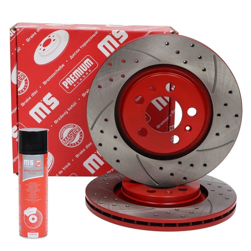 Brake Disc + Cleaner MASTER-SPORT 24012201501SE-SET-MSP OE Ref 1J0615301E MASTER SPORT