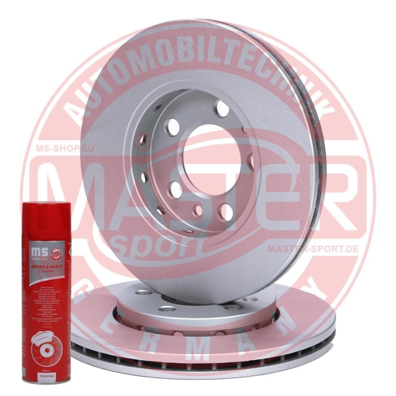 Brake Disc Set + Cleaner MASTER-SPORT 24012201511PR-SET-MSP OE Ref 1J0615301D MASTER SPORT