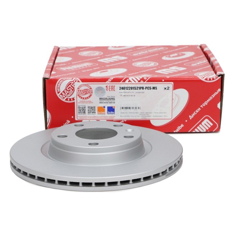 Brake Disc Set MASTER-SPORT 24012201521PR-PCS-MS OE Ref 8E0615301B MASTER SPORT