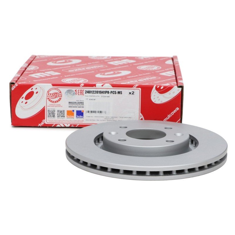 Brake Disc Set MASTER-SPORT 24012201941PR-PCS-MS OE Ref 4246W1 MASTER SPORT