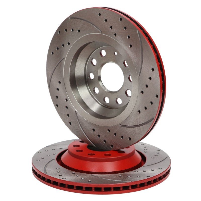 Brake Disc Set MASTER-SPORT 24012202191SE-SET-MS OE Ref 1K0615601N MASTER SPORT