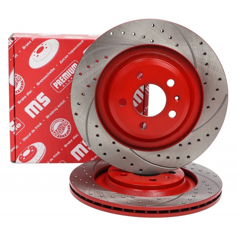Brake Disc Set MASTER-SPORT 24012202501SE-SET-MS OE Ref 4H0615601H MASTER SPORT