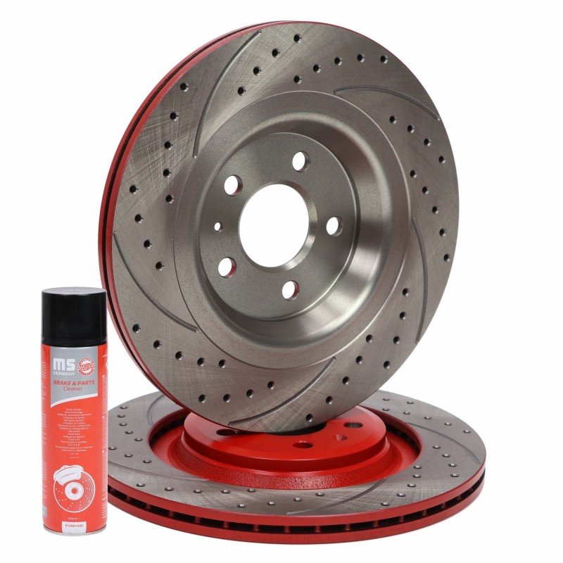 Brake Disc + Cleaner MASTER-SPORT 24012202501SE-SET-MSP OE Ref 4H0615601H MASTER SPORT