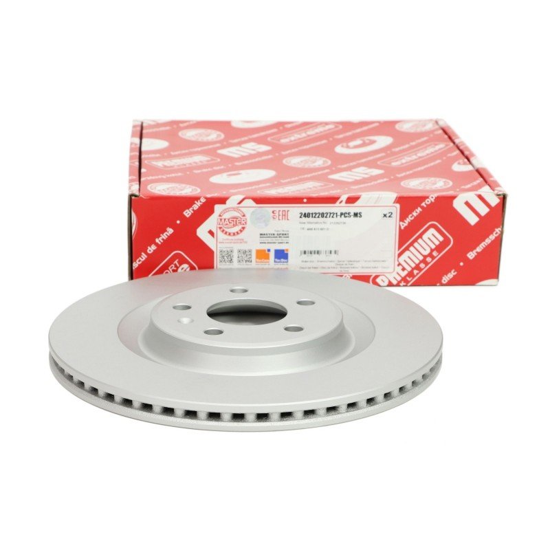 Brake Disc Set MASTER-SPORT 24012202721-PCS-MS OE Ref 95B615601A MASTER SPORT