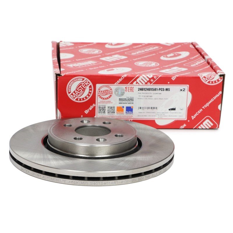 Brake Disc Set MASTER-SPORT 24012401581-PCS-MS OE Ref 402060540R MASTER SPORT