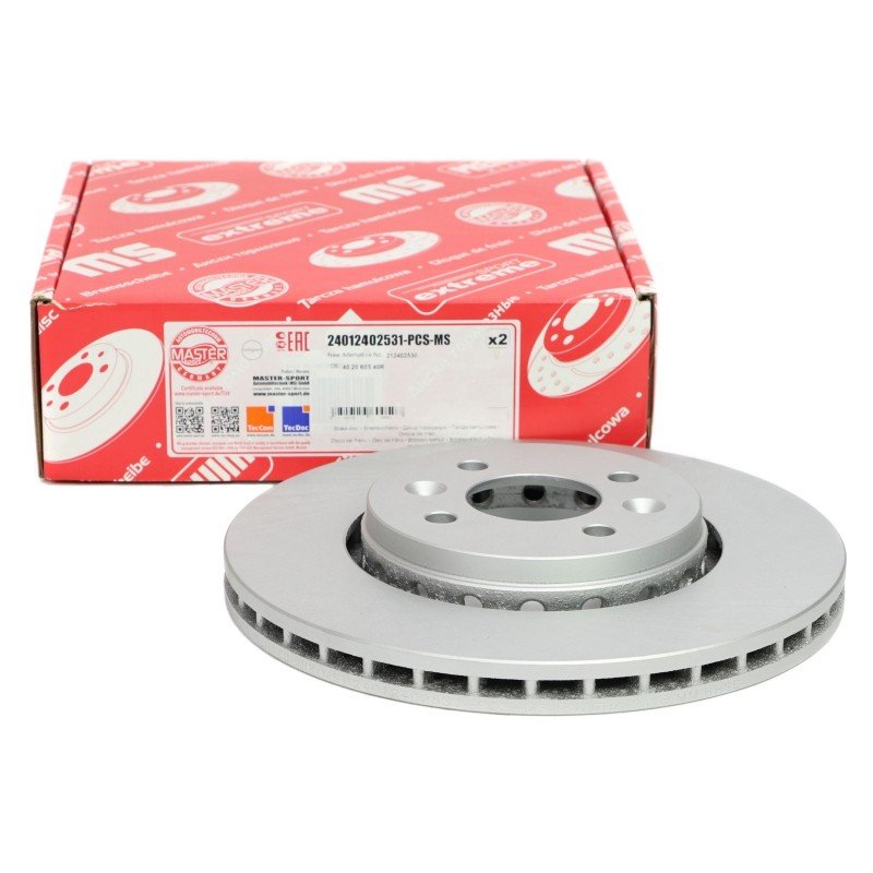 Brake Disc Set MASTER-SPORT 24012402531PR-PCS-MS OE Ref 402060540R MASTER SPORT