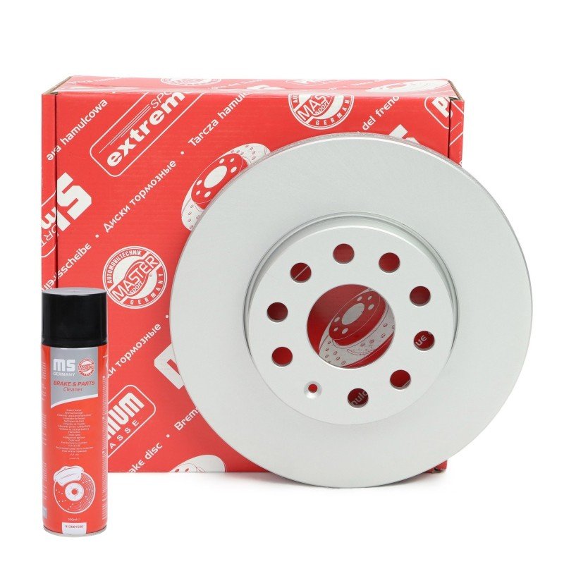 Brake Disc Set + Cleaner MASTER-SPORT 24012402581PR-PCS-MSP OE Ref 5Q0615301E MASTER SPORT