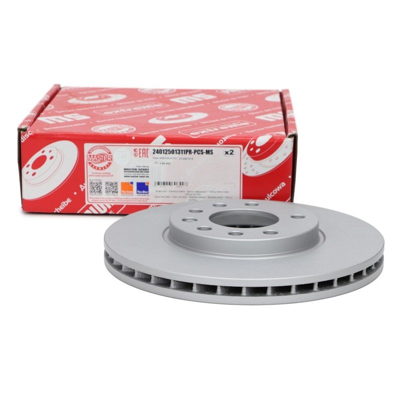 Brake Disc Set MASTER-SPORT 24012501311PR-PCS-MS OE Ref 569060 MASTER SPORT