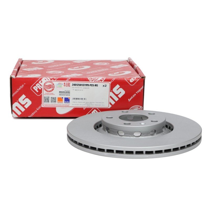 Brake Disc Set MASTER-SPORT 24012501371PR-PCS-MS OE Ref 8E0615301R MASTER SPORT