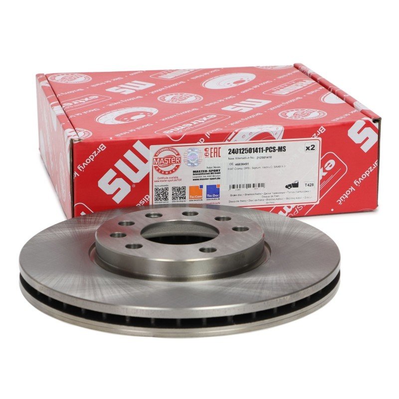 Brake Disc Set MASTER-SPORT 24012501411-PCS-MS OE Ref 46836491 MASTER SPORT