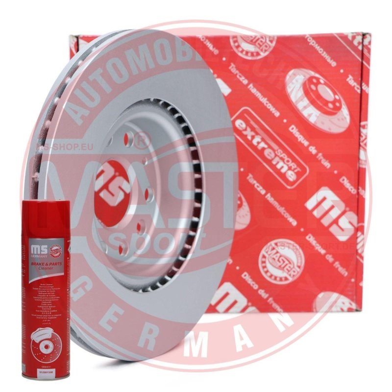 Brake Disc Set + Cleaner MASTER-SPORT 24012501581PR-PCS-MSP OE Ref 1K0615301D MASTER SPORT