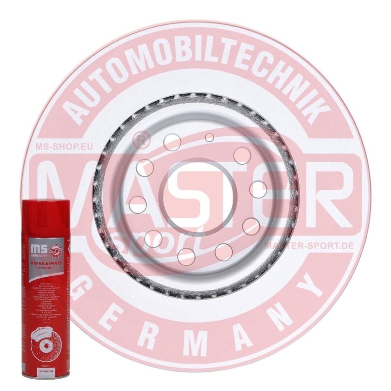 Brake Disc Set + Cleaner MASTER-SPORT 24012501581PR-PCS-MSP OE Ref 1K0615301D MASTER SPORT