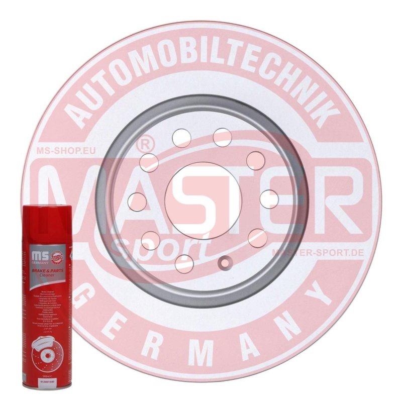 Brake Disc Set + Cleaner MASTER-SPORT 24012501581PR-PCS-MSP OE Ref 1K0615301D MASTER SPORT