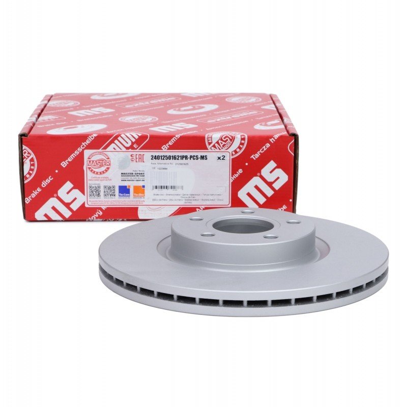 Brake Disc Set MASTER-SPORT 24012501621PR-PCS-MS OE Ref 1223664 MASTER SPORT