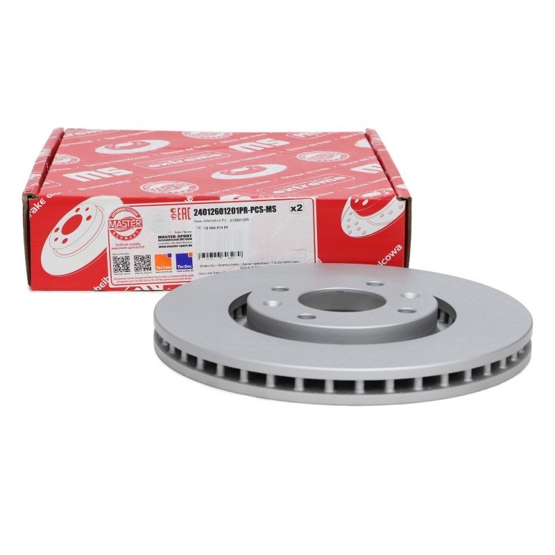 Brake Disc Set MASTER-SPORT 24012601201PR-PCS-MS OE Ref 1606401480 MASTER SPORT
