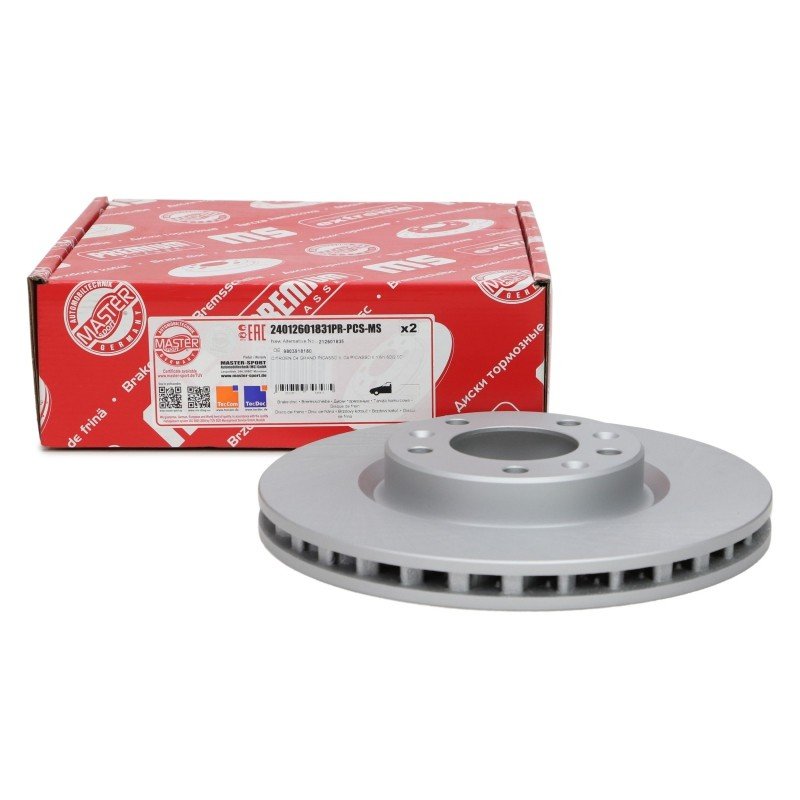 Brake Disc Set MASTER-SPORT 24012601831PR-PCS-MS OE Ref 9805961480 MASTER SPORT