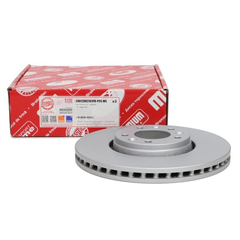 Brake Disc Set MASTER-SPORT 24012802161PR-PCS-MS OE Ref 1611841980 MASTER SPORT