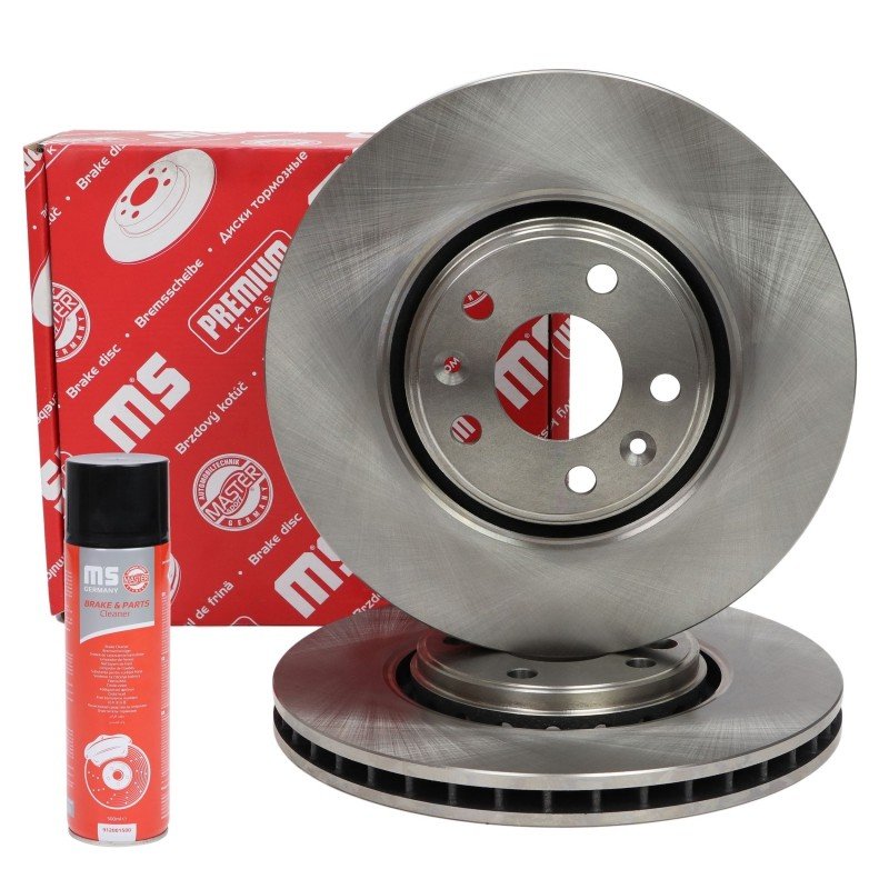 Brake Disc Set + Cleaner MASTER-SPORT 24012802451-SET-MSP OE Ref 402060003R MASTER SPORT