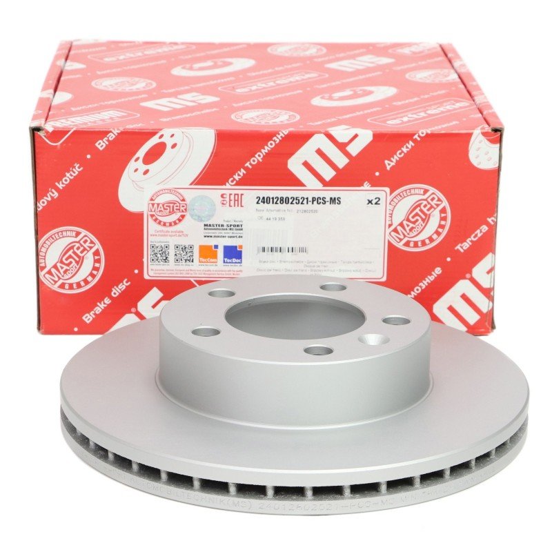 Brake Disc Set MASTER-SPORT 24012802521-PCS-MS OE Ref 4020600Q0G MASTER SPORT