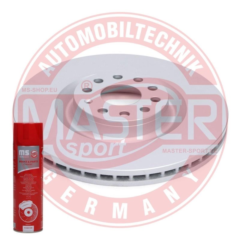 Brake Disc Set + Cleaner MASTER-SPORT 24013001151PR-PCS-MSP OE Ref 1K0615301AB MASTER SPORT