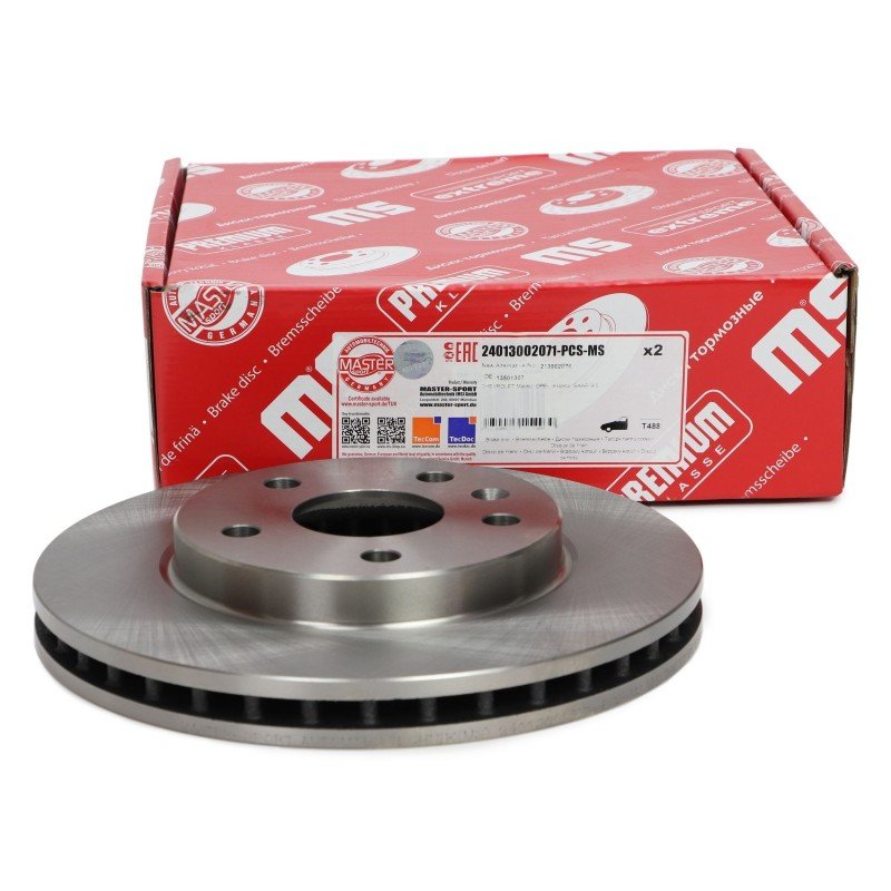 Brake Disc Set MASTER-SPORT 24013002071-PCS-MS OE Ref 13501307 MASTER SPORT