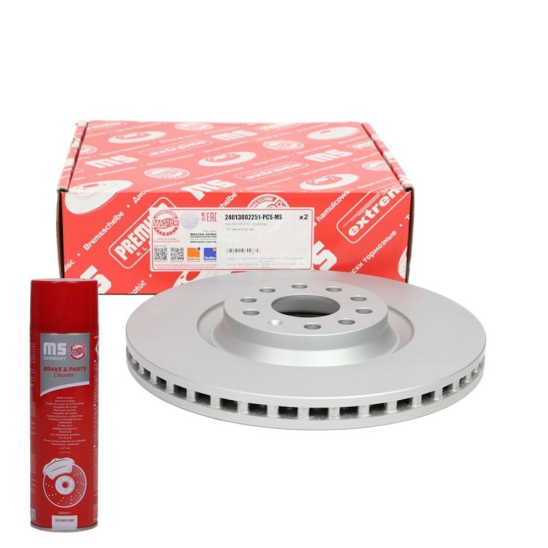 Brake Disc + Cleaner MASTER-SPORT 24013002251-PCS-MSP OE Ref 5Q0615301G MASTER SPORT