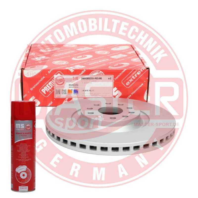 Brake Disc + Cleaner MASTER-SPORT 24013002251-PCS-MSP OE Ref 5Q0615301G MASTER SPORT