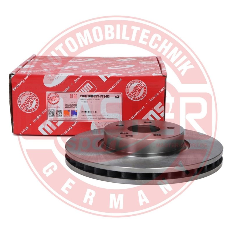Brake Disc Set MASTER-SPORT 24013201001PR-PCS-MS OE Ref 0004211112 MASTER SPORT