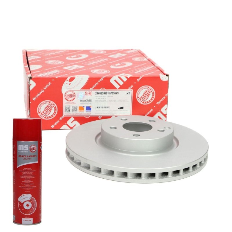 Brake Disc + Cleaner MASTER-SPORT 24013201011-PCS-MSP OE Ref 0004211212 MASTER SPORT
