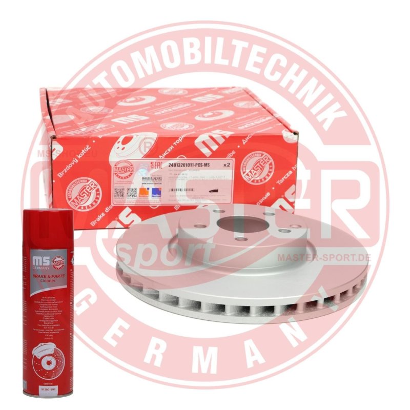 Brake Disc + Cleaner MASTER-SPORT 24013201011-PCS-MSP OE Ref 0004211212 MASTER SPORT