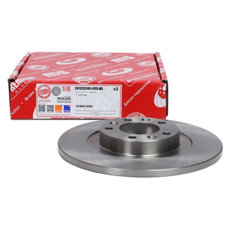 Brake Disc Set MASTER-SPORT 24112527411-PCS-MS OE Ref 1609583080 MASTER SPORT