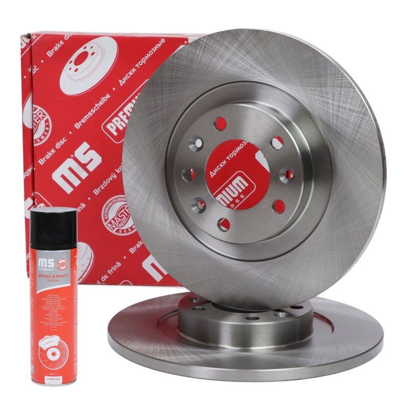 Brake Disc Set + Cleaner MASTER-SPORT 24112527411-SET-MSP OE Ref 1609583080 MASTER SPORT