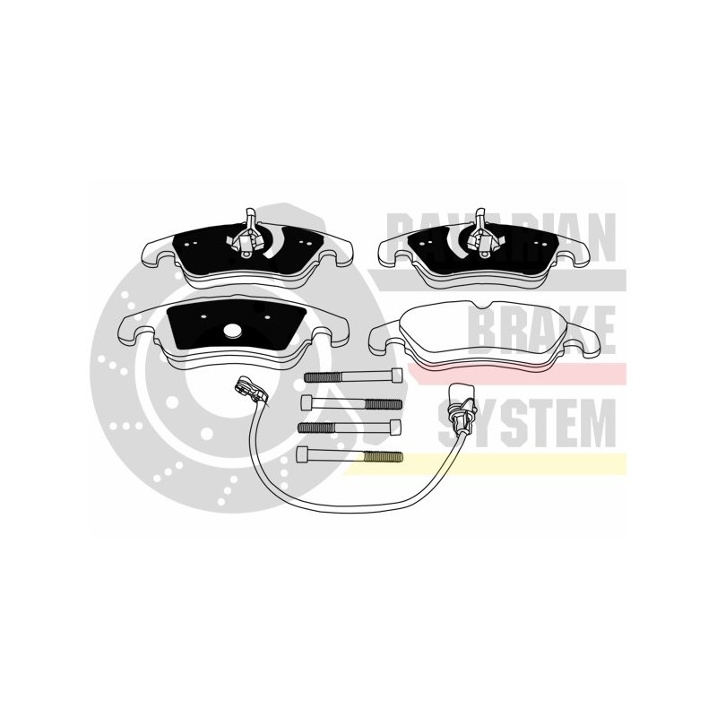 Brake Pad Set MASTER-SPORT K6027462 OE Ref 8K0698151 MASTER SPORT
