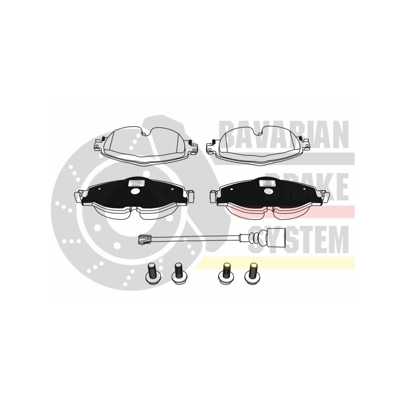 Brake Pad Set MASTER-SPORT K6027852 OE Ref 8V0698151 MASTER SPORT
