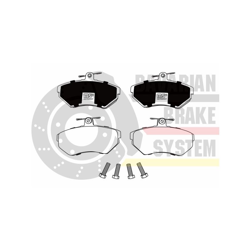 Brake Pad Set MASTER-SPORT K6028212 OE Ref 1HM698151 MASTER SPORT