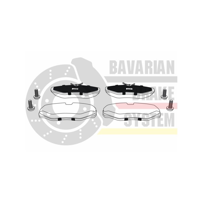 Brake Pad Set MASTER-SPORT K6028702 OE Ref 4106000QAE MASTER SPORT