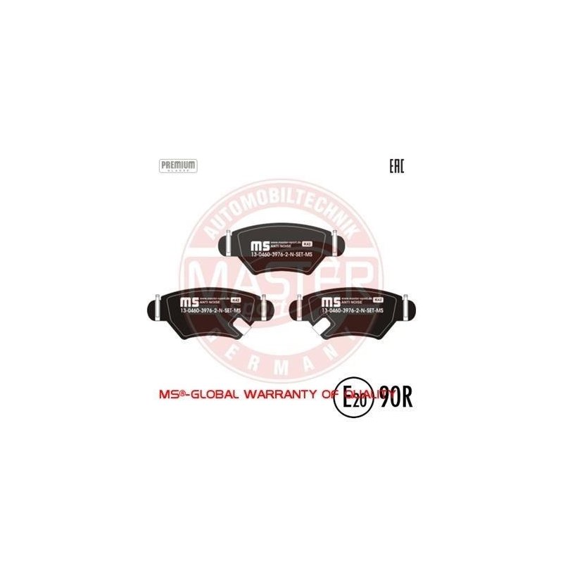 Brake Pad Set MASTER-SPORT K6039762 OE Ref 1605025 MASTER SPORT