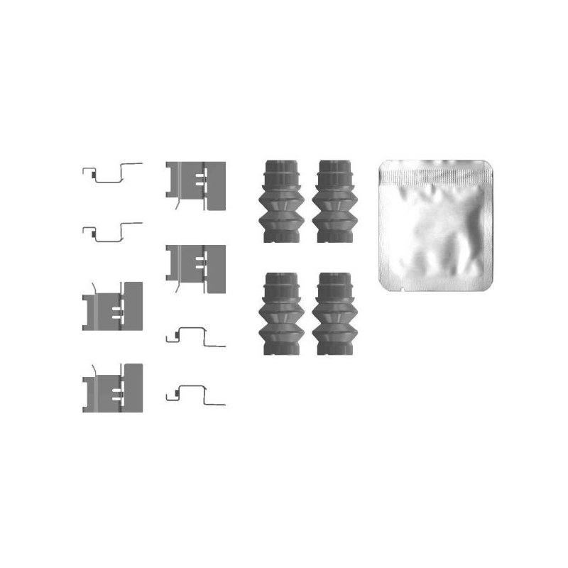 Brake Disc Pad Accessory Kit MINTEX MBA0120 MINTEX