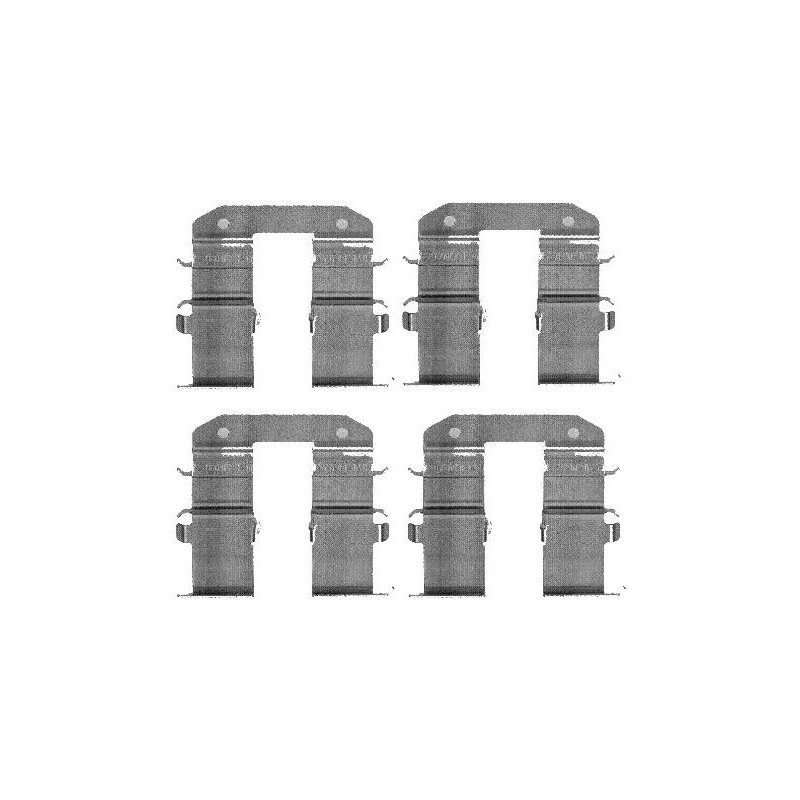 Brake Disc Pad Accessory Kit MINTEX MBA1734 OE Ref 582461G300 MINTEX