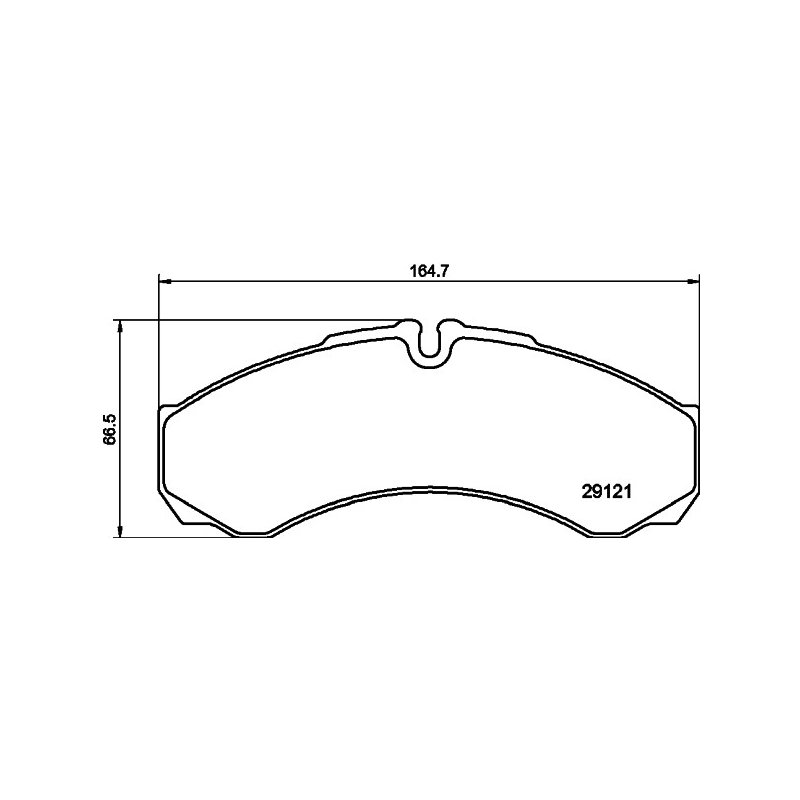 Brake Pad Set MINTEX MDB2026 OE Ref 500055565 MINTEX