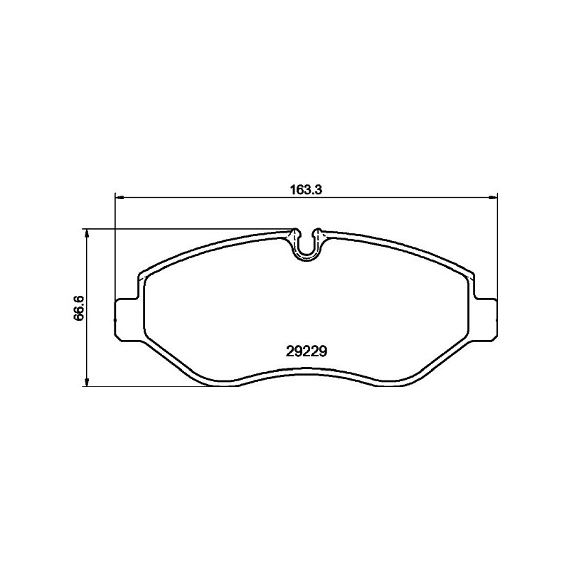 Brake Pad Set MINTEX MDB2907 OE Ref 5801268964 MINTEX