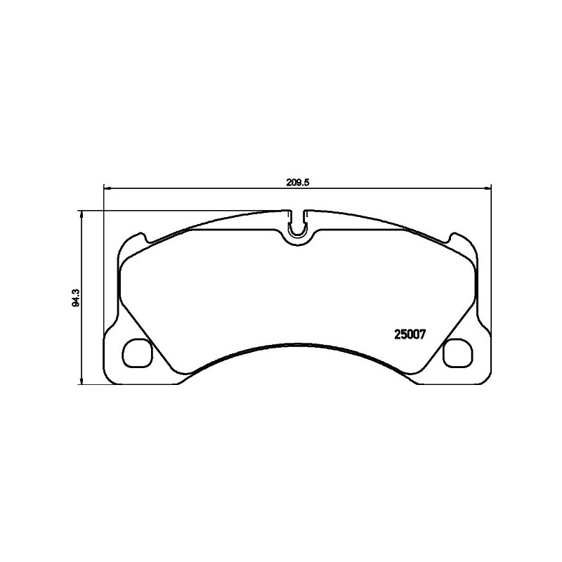 Brake Pad Set MINTEX MDB3157 OE Ref 9J1698151M MINTEX