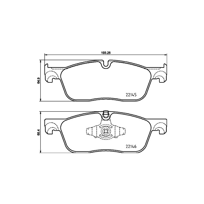 Brake Pad Set MINTEX MDB3775 OE Ref J9C33357 MINTEX