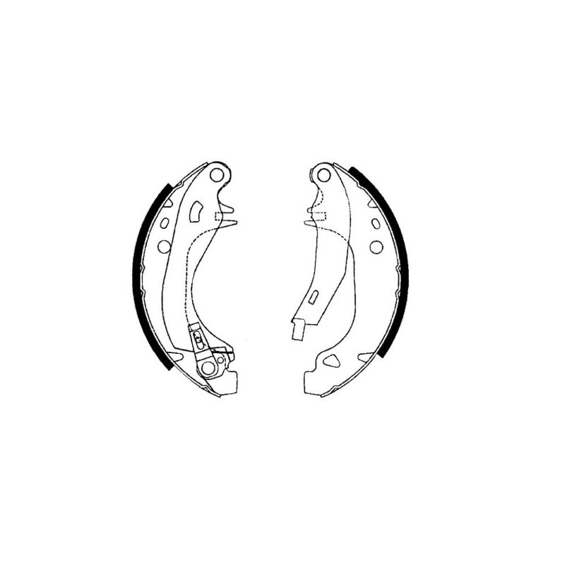 Brake Shoe Set MINTEX MFR278 OE Ref 424173 MINTEX