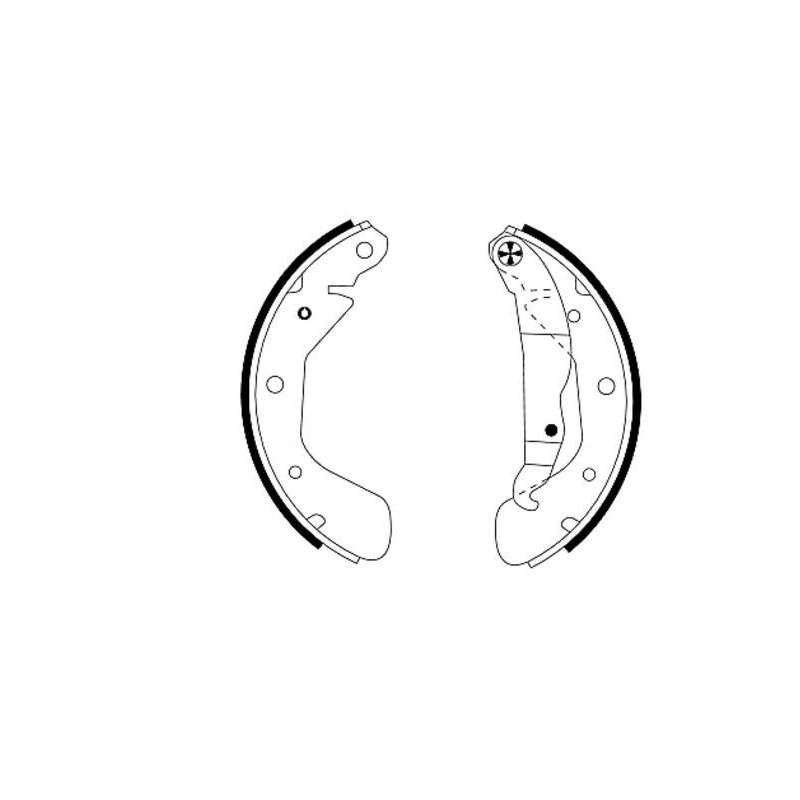 Brake Shoe Set MINTEX MFR333 OE Ref 1605952 MINTEX