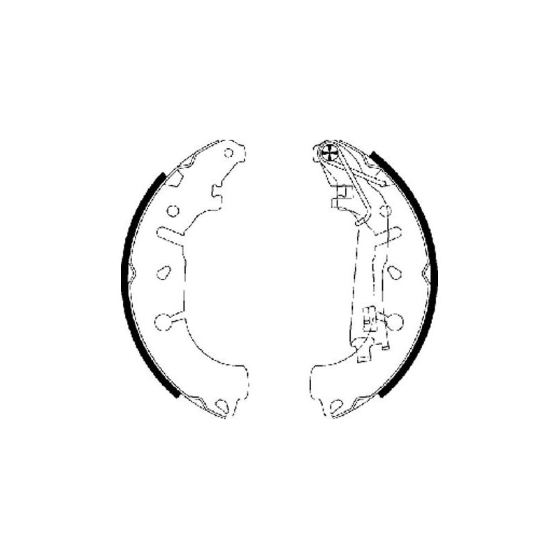 Brake Shoe Set MINTEX MFR564 OE Ref 77363858 MINTEX