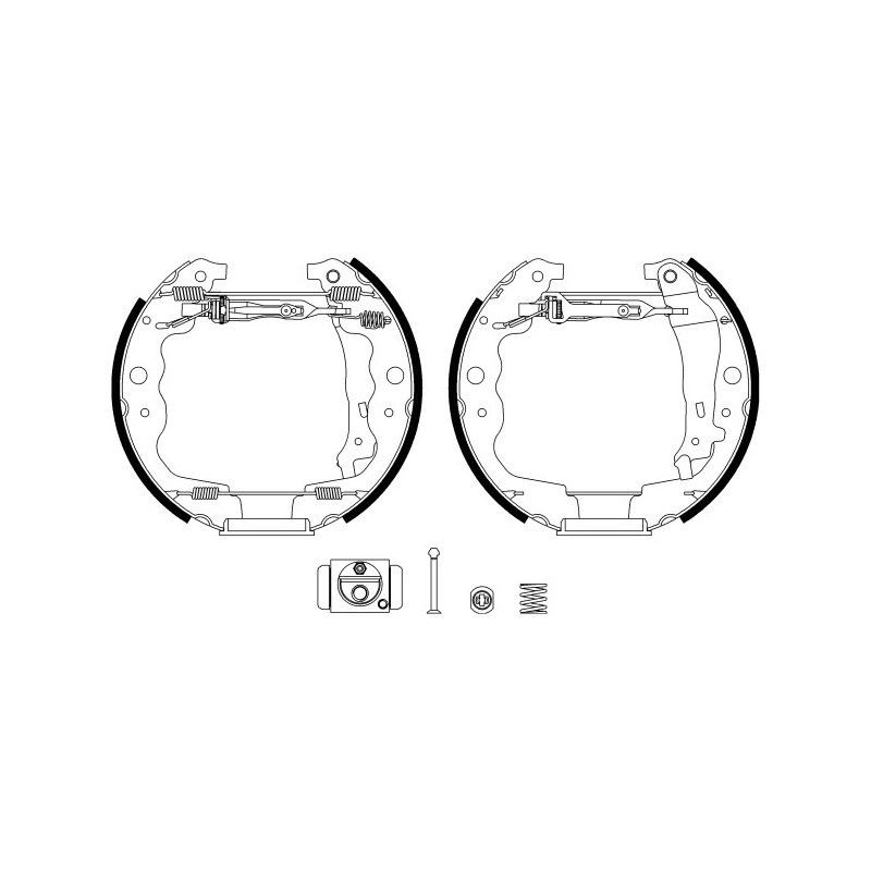 Brake Shoe Set MINTEX MSP337 OE Ref 4154200320 MINTEX